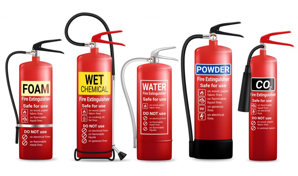type of fire extinguisher