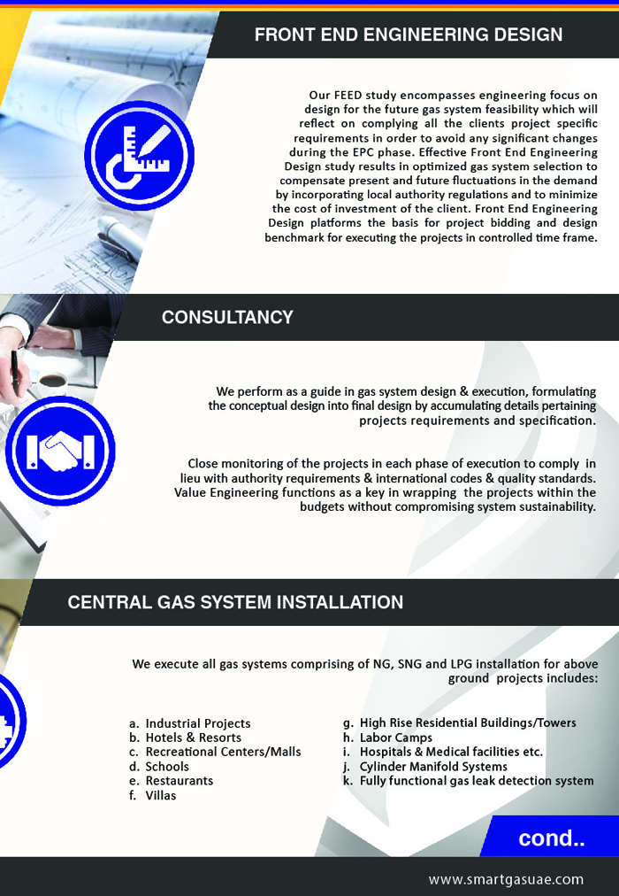 Smart Gas UAE, Brochure