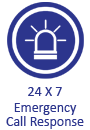 24 X 7 Emergency Call Response Center